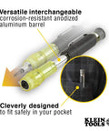 Four In One Electronics Pocket Screwdriver Set With Phillips And Slotted Bits For DIY Tech Repairs concealable pocket clip