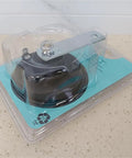 Heavy Duty 110Db 80V Electric Horn For Golf Carts, Pallet Trucks & Stacker Systems in packaging, showing black horn and metal mount.