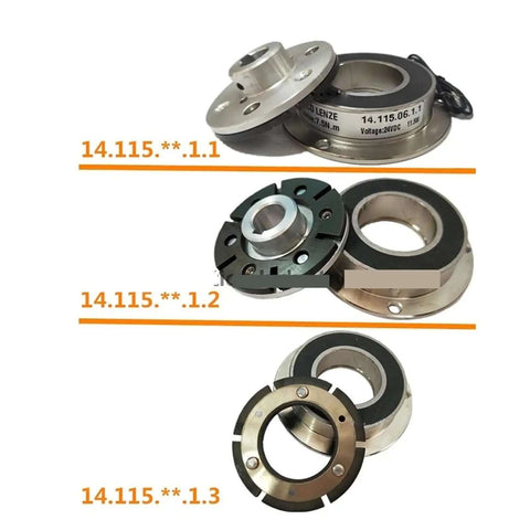 Compact 24V 16W Electromagnetic Brake For Printing Accessories, showcasing different views of single unit installation parts.
