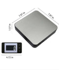 110 Lb Digital Postage Scale With LCD Display And Hold Tare Function, Wireless LCD Range Up To 5 Meters, lightweight design shown