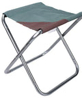 Portable Oxford Cloth Folding Stool Camping Chair With Sturdy Aluminum Frame Lightweight And Durable Breathable Seat