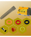 Pro Grade Universal Fuel Injector Repair Kit Set For Electronic Fuel Injection Systems, High Pressure 1800 Bar components displayed