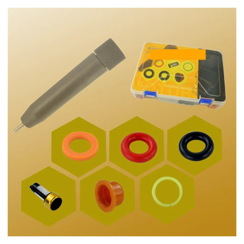 Pro Grade Universal Fuel Injector Repair Kit Set For Electronic Fuel Injection Systems, High Pressure 1800 Bar components displayed
