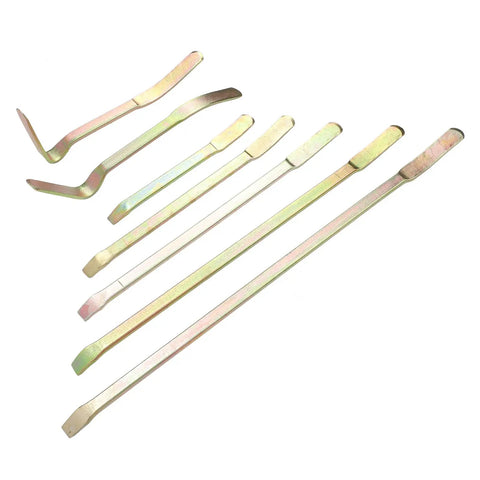 7 Piece Auto Body Repair Kit For Dents And Dings, Dent Repair Rods And Trim Removal Pry Bar, Hail Damage Fix For Cars And Trucks