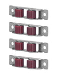 Heavy Duty Double Wheel Sliding Window Pulley Kit With Mounting Screws, stainless steel gliding rollers with nylon wheels