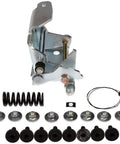 Badass Heavy Duty Two Piece Front Door Hinge Set For GMC K1500 1988 Through 1999 kit with brackets, bolts, and spring.