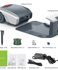 Fully Automatic Smart Lawn Mower With Rain Shield Sealing For All Weather, robotic mower with charging station and accessories