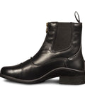 Kids Paddock Boots Front Zip For Easy On Off Lightweight Classic Style Equestrian Footwear Unisex Fit In Black Size 4 Vega Premium Synthetic Leather