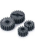 Steel Overdrive Portal Gears Set 0.8M 14T 21T Drive Gears For 1 To 10 Scale RC SCX10 Capra AXI03004 AXI03000 Upgrade Durable Gear Teeth