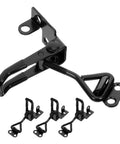 4 Pc Heavy Duty Toggle Clamp Latch Set With Adjustable Stainless Steel Quick Release Pull Latches, mounted position view