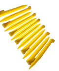 Nine Inch Plastic Tent Stakes Pack Of Twelve Heavy Duty Tent Pegs Made From Durable ABS Plastic Ideal For Camping Tents Inflatables