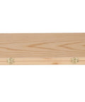 Super Cool Removable Wood Lathe Turning Tools Set With Hard Carbide Bits storage box, solid wood with brass latch, ideal for organizing tools.