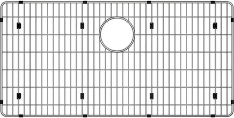 Crosstown CTXBG2914 Stainless Steel Bottom Grid For Sinks, Custom Sized 28 7 Eighths Inch By 14 3 Eighths Inch, Top View