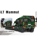 Pro Level Military Tank Carrier Building Blocks 1912 Pcs Top Shelf Army Vehicle Construction Set displayed with box.