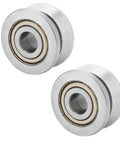 Top Shelf Heavy Duty V Groove Guide Pulley Bearings With Sealed Steel Rail Wheels precision double row design for smooth operation.