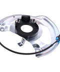 Heavy Duty Front Left And Right Abs Wheel Speed Sensor With Harness And Dust Shield For Chevy Blazer S10 Gmc Jimmy Sonoma Plug And Play Solid Garage Ready Fix, close-up view.
