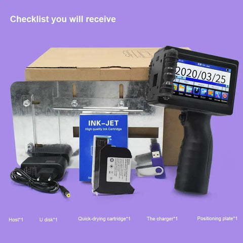 Straight Up Portable Handheld Inkjet Printer With Quick Drying Ink And Smooth Touchscreen For Dead On Date Label Printing A Killer Tool For Anyone Wanting Hassle Free Quick Prints
