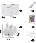 Kitty Night Light USB Rechargeable With Touch Sensor And Remote Control 16 Color Multicolor Kitty Light for Kids packaging and accessories