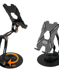Built Different All Metal Cell Phone Stand 360 Degree Rotatable Height Adjustable, heavy duty design for iPhone and Switch.