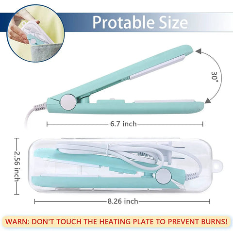 Portable Handheld Bag Sealer For Snacks And Food Storage Heat Vacuum Sealing Gadget With Power Cable in case