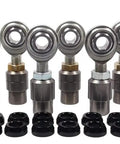 Heavy Duty 3/8 Four Link Suspension Rod End Kit Built Tough With Heat Treated Steel Bodies And Slick Smooth 52100 Bearing Balls for drag racing