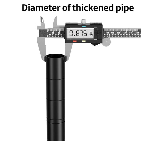 Measuring diameter of pipe component for Built Like A Tank Four Tier Heavy Duty Wire Storage Shelves With Wheels