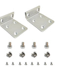 Heavy Duty One U Rack Ears Compatible With Ubiquiti Switch 16 24 48 Series Standard 19 Inch Server Rack Mount Kit screws and cage nuts