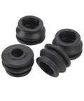 Premium Front Brake Caliper Slider Pins Guide Kit With Metal And Rubber Bushings For Suzuki Jimny 1998 To 2023, Fits Left And Right DIY Auto Repair Fix, black rubber bushings