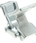 Close-up of chrome door hinge from Go-To 2 Pack Chrome Door Hinge Set For Ford Transit Connect 2010 2011 2012 2013 Upper Back Door