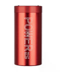 Top Shelf 4680 And 4695 Battery Case With Heavy Duty Shield, red aluminum casing, 22.5W power, for reliable trail and office use.
