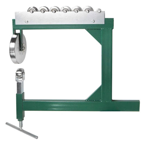 Pro Grade Benchtop Fabrication Station With No Sweat English Wheel, Smooth Curving Rollers Prevent Scratches, Kick Ass Garage Essential Crafted For Hot Rod Aluminum Panels And Custom Bike Tanks