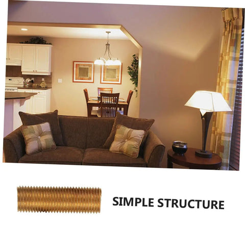 Living room with lamp featuring Heavy Duty Brass Lamp Thread Pipes Kit With Easy Install Threaded Rods For Lamp Hardware Built Tough DIY Repair Solutions For Light Fixtures And Lamps Quick Upgrades shown below
