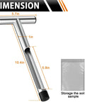 12 Inch Stainless Steel Soil Sampler Probe With T Style Handle For Deep Soil Sampling In Lawn Garden Farm And Plant Care Pro Grade Tool For Moisture And Nutrient Check
