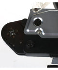 Close-up view of Super Heavy Duty Pneumatic Crimping Tool With Four Die Sets For Wire Terminals showing metal components and fastenings.
