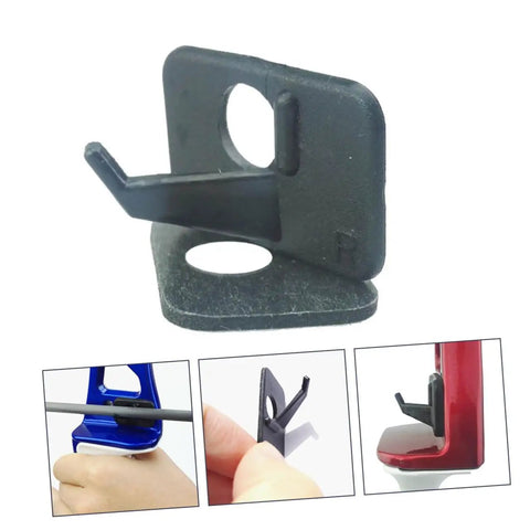 Close-up of 8 Pack Self Adhesive Drop Arrow Rest for Recurve Bow right hand replacement, showing flexible ABS construction.