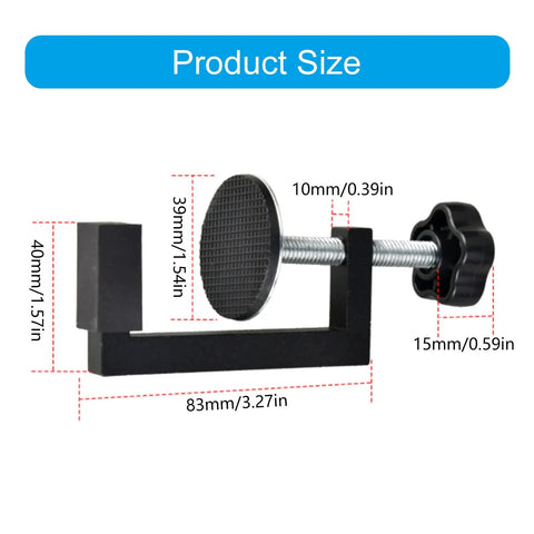 Heavy Duty Adjustable C Clamps Pack Of 8 Aluminum Alloy With Nonslip Rubber Pads For Woodworking Welding Secure Holding And Cabinet Door Alignment Perfection showing size dimensions and details.