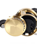 Saltwater Fishing Reels 300XG 300XGHL 400XG Left Or Right Hand Bait Casting Reel with Gold Finish and EVA Handle