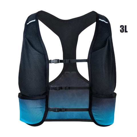 Ultra Lightweight 3L Hydration Vest For Hiking And Trail Running On The Go Leakproof Water Backpack Breathable Polyester Pack
