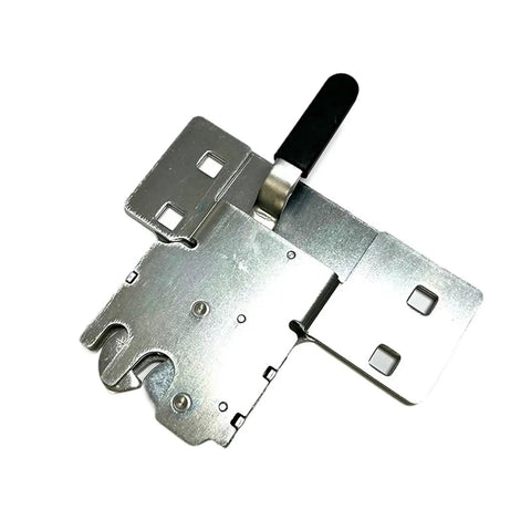 Heavy Duty Forklift Spare Parts Lock 0009311067 for pallet jack and lift truck, shown at angle with steel construction.