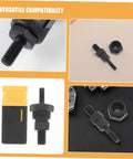 Pro Heavy Duty Steel Rivet Nut Tool Mandrels And Replacement Heads For 2pcs Manual Hand Riveters Perfect For Automotive Gear And Precision Metalwork That Works Like A Champ. M5 steel mandrel and replacement head set for manual hand riveter