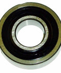 Tank Built Precision Tapered Roller Bearing Model 6203ffa With Point Seven Five Inch Bore showing black rubber seal and metallic finish.