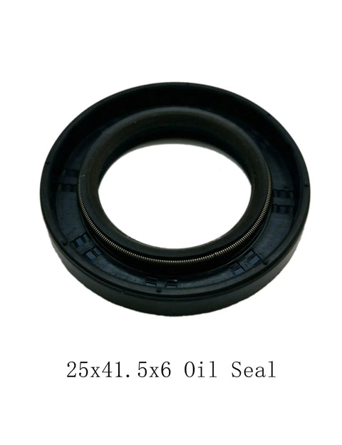 25x41.5x6 oil seal from two pack gasket kit for Honda GX160 GX200 and clone engines and generators non hemi OEM replacement set