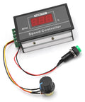 Dope DC Motor Speed Controller With Digital Display And Start Stop Switch, 6V To 60V, 30A PWM For DC Motors close-up view