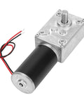 Beefy Torque Worm Gear Motor With Speed Reducer Reversible Electric Gearbox 8mm Shaft 12V DC 20RPM for Smart Devices