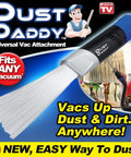 Dust Daddy Universal Vacuum Attachment For Quick Dust Busting In Tight Corners Flexible Micro Tube Design Reaches Around Objects
