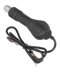 Hot Air Gun Handle Replacement For 858D 858 8858 Desoldering Station with 110V and 8.9 inch anti-static grip gray handle