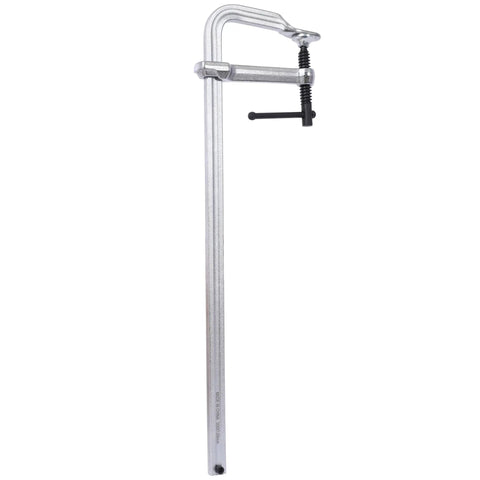 Heavy Duty 1400 Lb F Clamps With 20 Inch Jaw Drop Forged Steel Bar Vise Swivel Quick Release tool, vertical view showing structure.