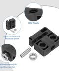 TR8x4 POM Anti Backlash Nut Block Kit For 8mm Diameter Lead Screw With 2mm Pitch And 4mm Lead Includes Self Locking Nuts And Wrench