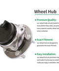 Rear Wheel Bearing And Hub Assembly For Hyundai Santa Fe Veracruz And Kia Sorento Fits 2007-2018 Santa Fe FWD, product close-up