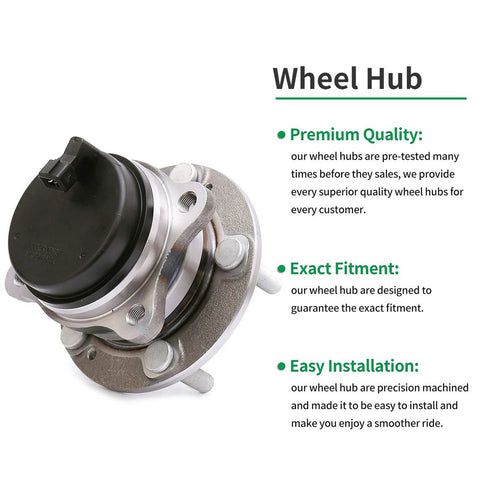 Rear Wheel Bearing And Hub Assembly For Hyundai Santa Fe Veracruz And Kia Sorento Fits 2007-2018 Santa Fe FWD, product close-up
